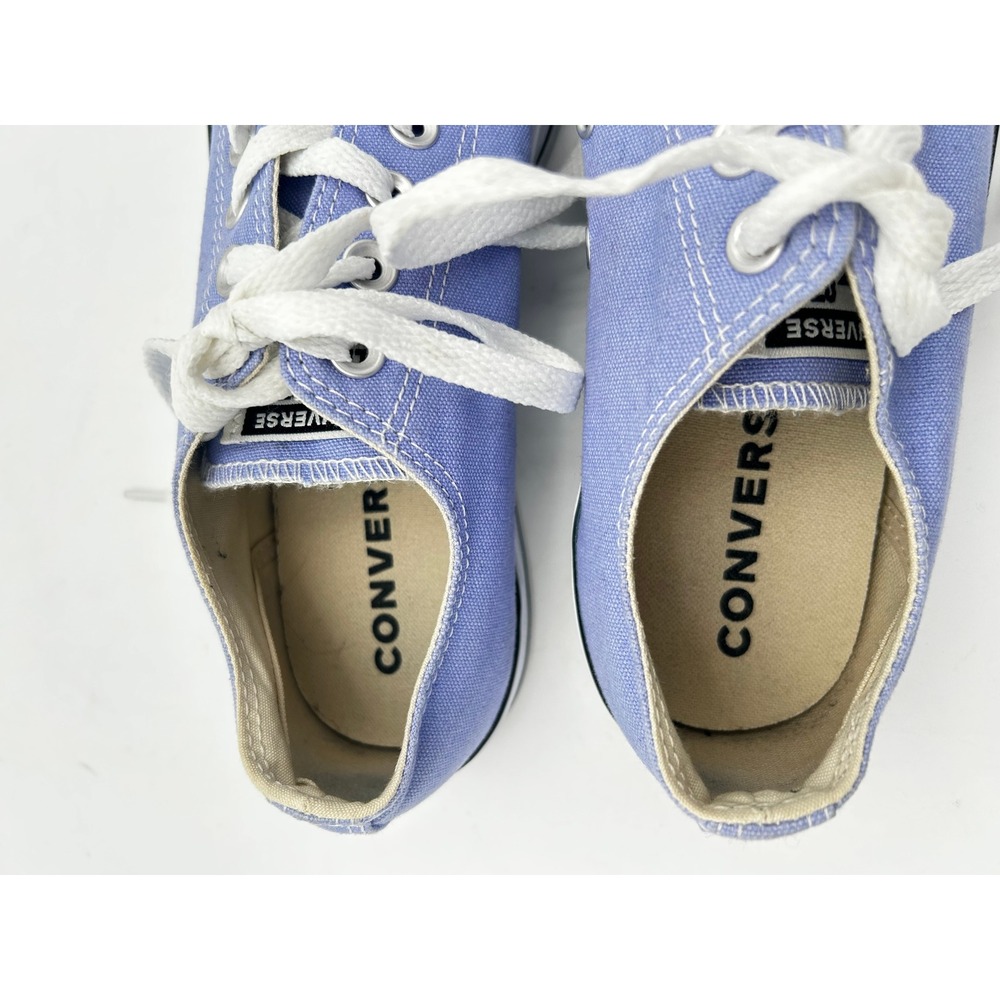 Converse All Star Ox Chuck Taylor Low Top Sneaker Periwinkle Canvas M8.5 W10.5 - Picture 13 of 14